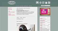 Desktop Screenshot of cuba-muenster.de